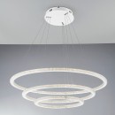 Luce Ambiente Design BRYANT-S3 LED Pendelleuchte BRYANT | 87W integrierte LED-Quelle | Seilleuchte | weiß