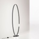 Luce Ambiente Design CLARKE-PT LED Stehlampe CLARKE | 25W integrierte LED-Quelle | mit Schalter | schwarz