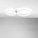 Luce Ambiente Design FREDY-PL2 LED Deckenleuchte FREDY | 30W integrierte LED-Quelle | weiß