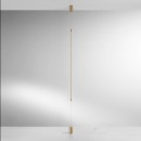 Luce Ambiente Design GRAVITY-PT-ORO LED Pendelleuchte GRAVITY | 15W integrierte LED-Quelle | mit Schalter | gold