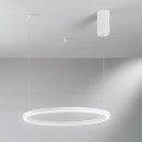 Luce Ambiente Design HOOP-S60-BCO LED Pendelleuchte HOOP | 30W integrierte LED-Quelle | Seilleuchte | weiß