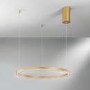 Luce Ambiente Design HOOP-S60-ORO LED Pendelleuchte HOOP | 30W integrierte LED-Quelle | Seilleuchte | gold