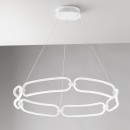 Luce Ambiente Design INFINITY-S60 LED Pendelleuchte INFINITY | 49W integrierte LED-Quelle | Seilleuchte | weiß