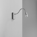 Luce Ambiente Design KEPLER-CR LED Spot-Wandleuchte KEPLER | 3W integrierte LED-Quelle | mit Schalter | chrom