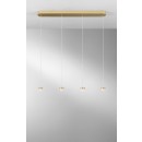 Luce Ambiente Design BASE-S-RT4-ORO LED Pendelleuchte BASE | 16W integrierte LED-Quelle | gold