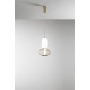 Luce Ambiente Design INKAS-S2-ORO LED Pendelleuchte INKAS | 16W integrierte LED-Quelle | Seilleuchte | gold