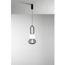 Luce Ambiente Design INKAS-S3-NER LED Pendelleuchte INKAS | 24W integrierte LED-Quelle | Seilleuchte | schwarz