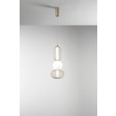 Luce Ambiente Design INKAS-S3-ORO LED Pendelleuchte INKAS | 24W integrierte LED-Quelle | Seilleuchte | gold