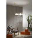 Luce Ambiente Design INKAS-S4-ORO LED Pendelleuchte INKAS | 36W integrierte LED-Quelle | Seilleuchte | gold