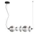 Luce Ambiente Design KEMET-S5 LED Pendelleuchte KEMET | 40W integrierte LED-Quelle | Seilleuchte | schwarz