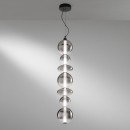 Luce Ambiente Design KEMET-S7 LED Pendelleuchte KEMET | 60W integrierte LED-Quelle | Seilleuchte | schwarz