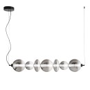 Luce Ambiente Design KEMET-S7 LED Pendelleuchte KEMET | 60W integrierte LED-Quelle | Seilleuchte | schwarz