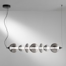 Luce Ambiente Design KEMET-S7 LED Pendelleuchte KEMET | 60W integrierte LED-Quelle | Seilleuchte | schwarz