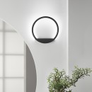 Luce Ambiente Design LINGER-AP60-NER LED Wandleuchte LINGER | 25W integrierte LED-Quelle | schwarz