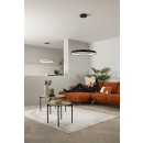 Luce Ambiente Design NIKE-S70-NER LED Pendelleuchte NIKE | 58W integrierte LED-Quelle | Seilleuchte | schwarz