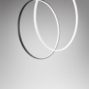 Luce Ambiente Design TOORX-S100-NER LED Pendelleuchte TOORX | 50W integrierte LED-Quelle | Seilleuchte | schwarz