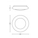Philips 33361/31/16 LED Deckenleuchte 1x6W Cinnabar | 2700K