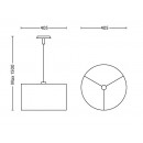 Philips 36275/93/16 Pendelleuchte 1x53W Odet | E27