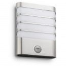 Philips 17274/47/16 LED Außenwandleuchte mit Bewegungssensor Raccoon 1x3W | 2700K | IP44