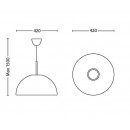 Philips LED Pendelleuchte - Kronleuchter 1x4,5W RYE - grün