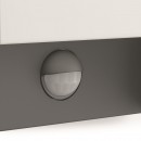 Philips 16461/93/16 LED Außenwandleuchte mit Bewegungssensor Arbour 1x6W | 2700K | IP44