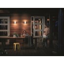 Philips 17324/47/16 LED Außenwandleuchte mit Bewegungssensor Python 1x6W | 2700K | IP44
