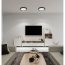 Globo 12379-24B LED-Deckenleuchte Lasse 1x24W | 1800lm | 3000-4000-6500K - schwarz