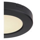 Globo 12379-6B LED-Deckenleuchte Lasse 1x6W | 400lm | 3000-4000-6500K - schwarz