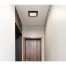 Globo 12380-12B LED-Deckenleuchte Lasse 1x12W | 900lm | 3000-4000-6500K - schwarz, opal