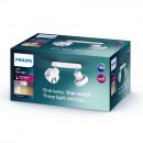 Philips 50602/31/P0 Decken- und Spotleuchte Bukko 2x4,3W | 2200-2700K - SceneSwitch
