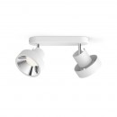 Philips 50602/31/P0 Decken- und Spotleuchte Bukko 2x4,3W | 2200-2700K - SceneSwitch