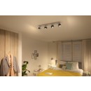 Philips 50654/30/P0 LED Decken- und Spotleuchte Ferano 4x4,3W | 2700K - EyeComfort