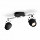 Philips 50612/30/P0 LED Decken- und Spotleuchte Rivano 2x4,3W | 2700K - EyeComfort
