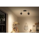 Philips 50612/30/P0 LED Decken- und Spotleuchte Rivano 2x4,3W | 2700K - EyeComfort