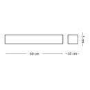 Ideal Lux 161792 LED Wandleuchte Cube Big 1x12W - weiß