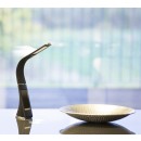 Immax 08947L LED Tischleuchte mit Display Leather 1x7W | 5000-6000K - dimmbar, Kunstleder