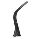 Immax 08947L LED Tischleuchte mit Display Leather 1x7W | 5000-6000K - dimmbar, Kunstleder