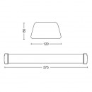 Philips 31248/31/P3 LED Deckenleuchte Aqualine 1x24W | 4000K | IP65