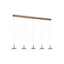 Philips LED Pendelleuchte - Kronleuchter 5x6W ATTILIO -> ersetzt 100W - bronze