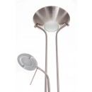 LED Stehlampe Ledko 20W/5W - chrom matt