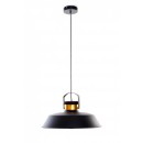 LEDKO 00233 Pendelleuchte 1x60W | E27 - schwarz