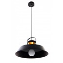 LEDKO 00233 Pendelleuchte 1x60W | E27 - schwarz