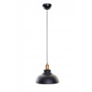 LEDKO Metalllampe 60W E27, schwarz