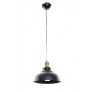 LEDKO Metalllampe 60W E27, schwarz