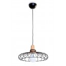 LEDKO Pendelleuchte E27 60W, Holzkombination