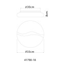 Globo LETICIA 41790-18 LED Deckenleuchte | 24W LED | 1910lm