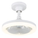Globo 03680W LED Ventilator mit Licht LIDEA | 20W integrierte LED-Quelle | 1480lm | 3000-6500K | Ventilator