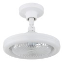 Globo 03680W LED Ventilator mit Licht LIDEA | 20W integrierte LED-Quelle | 1480lm | 3000-6500K | Ventilator