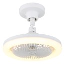 Globo 03680W LED Ventilator mit Licht LIDEA | 20W integrierte LED-Quelle | 1480lm | 3000-6500K | Ventilator