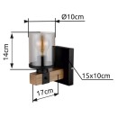 Globo 15555W Wandleuchte LILA  E27